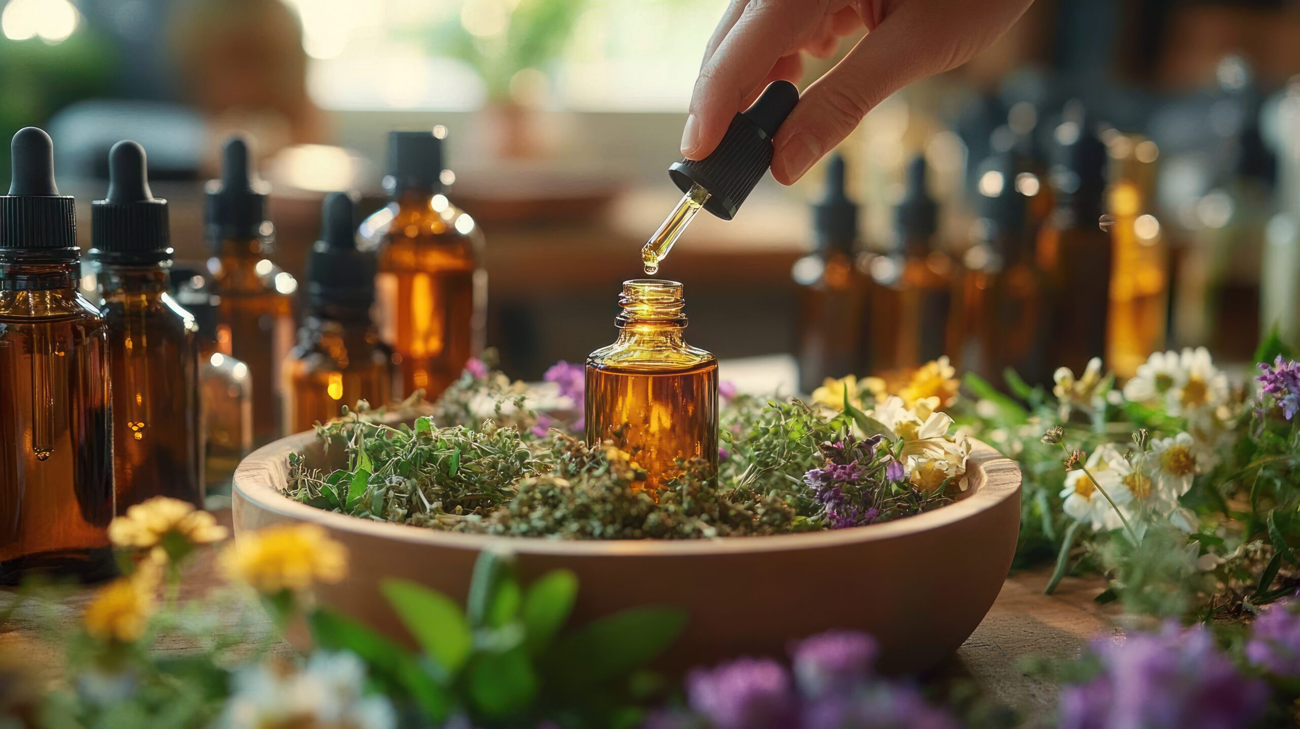 Aromatherapy and herbal medicine