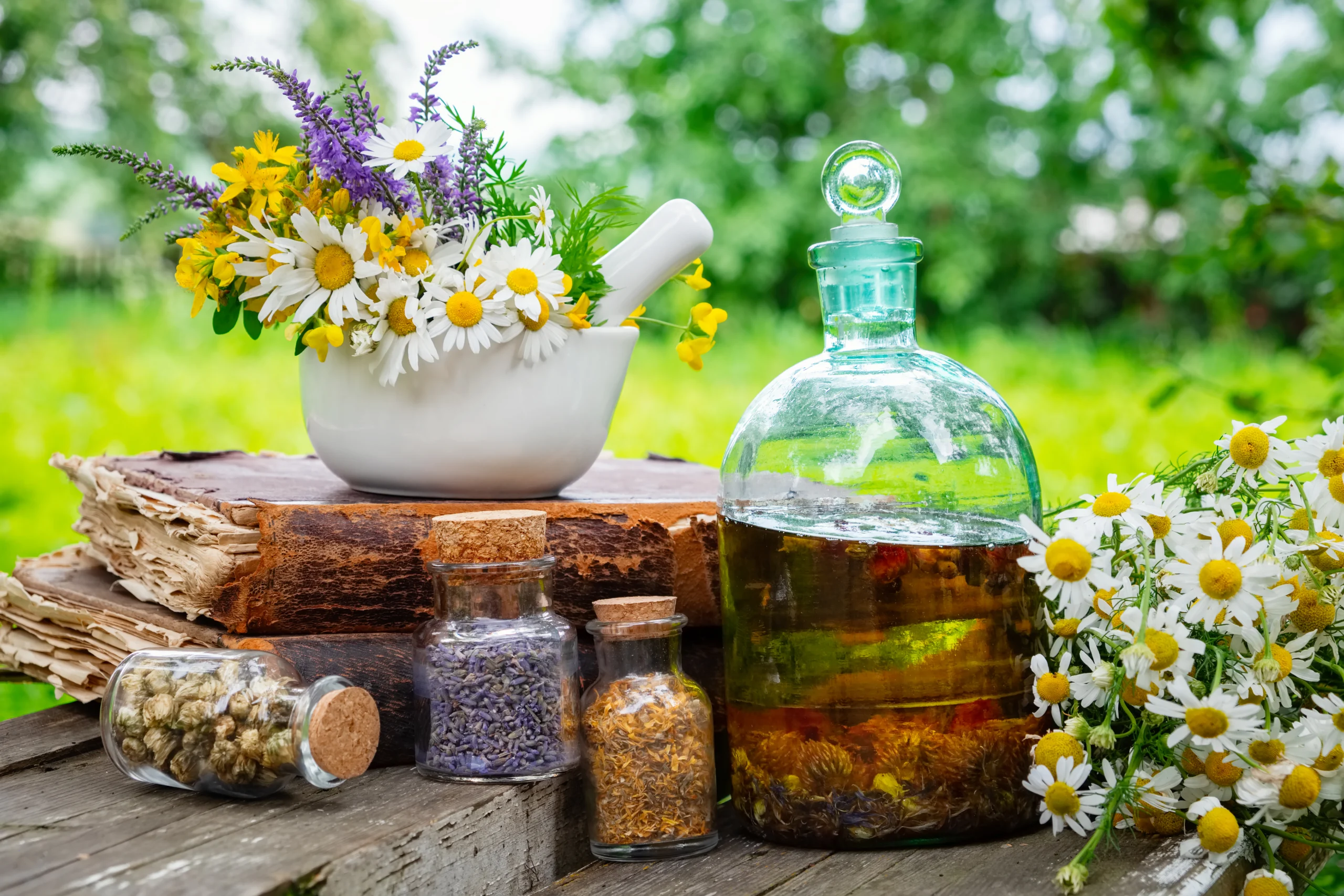 Aromatherapy and herbal medicine